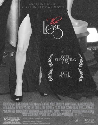 Right Leg | Angelina Jolie | Film Poster | Best Supporting Leg | The Oscars 2012